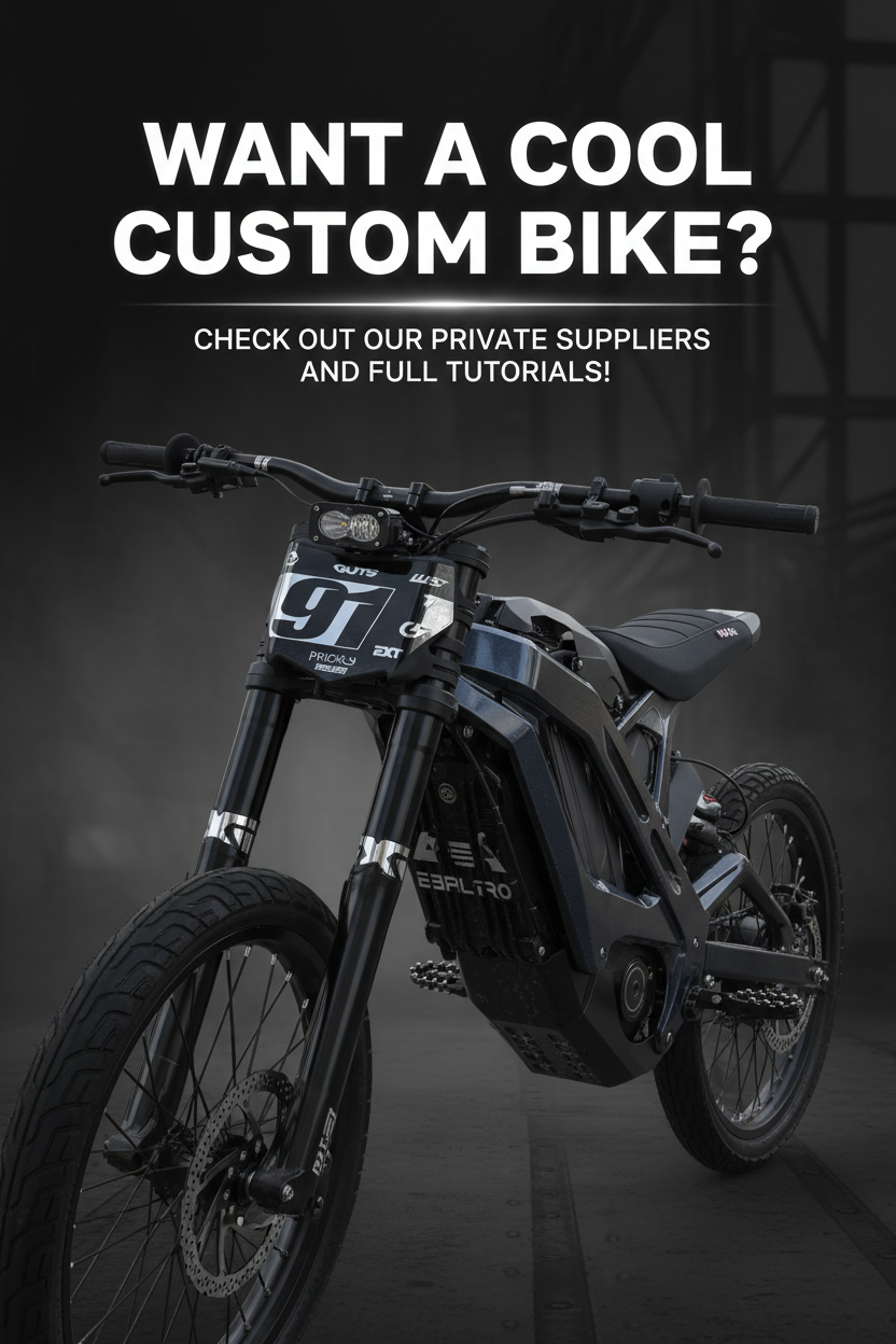 Custom Bike Vertical Banner